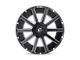 Fuel Wheels Contra Matte Black Milled Wheel; 20x9 (11-21 Jeep Grand Cherokee WK2)