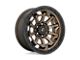 Fuel Wheels Covert Matte Bronze with Black Bead Ring Wheel; 15x8 (84-01 Jeep Cherokee XJ)