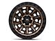 Fuel Wheels Covert Matte Bronze with Black Bead Ring Wheel; 15x8 (87-95 Jeep Wrangler YJ)