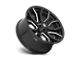 Fuel Wheels Rage Gloss Black Milled Wheel; 24x12 (18-24 Jeep Wrangler JL)
