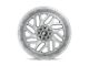 Fuel Wheels Triton Platinum Brushed Gunmetal with Tinted Clear Wheel; 22x10 (07-18 Jeep Wrangler JK)