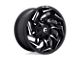 Fuel Wheels Reaction Gloss Black Milled Wheel; 22x10 (07-18 Jeep Wrangler JK)