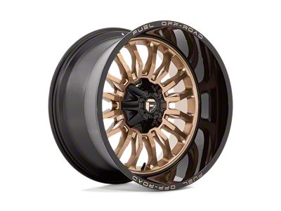 Fuel Wheels Arc Platinum Bronze with Black Lip Wheel; 22x12 (11-21 Jeep Grand Cherokee WK2)