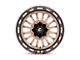 Fuel Wheels Arc Platinum Bronze with Black Lip Wheel; 22x12 (87-95 Jeep Wrangler YJ)