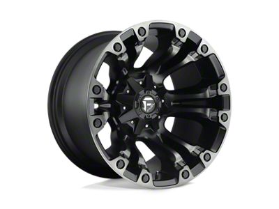 Fuel Wheels Vapor Matte Black Gray Tint 5-Lug Wheel; 20x10; -18mm Offset (14-21 Tundra)