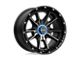 KMC Sync Satin Black with Gray Tint Wheel; 20x9 (20-24 Jeep Gladiator JT)