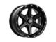 KMC Tempo Satin Black Wheel; 17x9 (07-18 Jeep Wrangler JK)