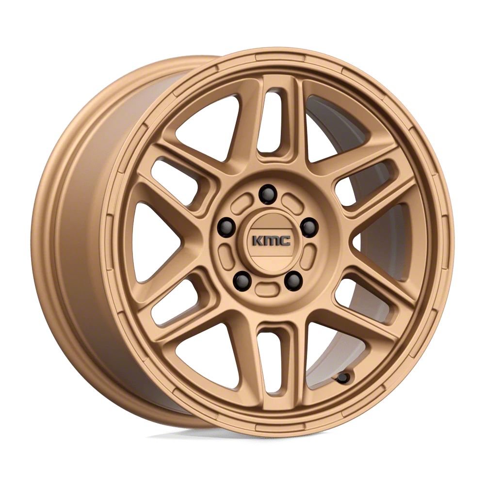 KMC Jeep Wrangler Nomad Matte Bronze Wheel; 16x7.5 KM71667512630 (87-95 ...
