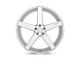 Niche Milan Gloss Silver Machined Wheel; 18x8 (93-98 Jeep Grand Cherokee ZJ)