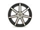 Niche Verona Matte Black Machined Wheel; 18x8 (97-06 Jeep Wrangler TJ)