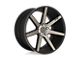 Niche Verona Matte Black Machined Wheel; 19x9.5 (87-95 Jeep Wrangler YJ)