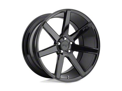 Niche Verona Gloss Black Wheel; 19x8.5 (97-06 Jeep Wrangler TJ)