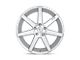 Niche Verona Gloss Silver Machined Wheel; 20x10.5 (93-98 Jeep Grand Cherokee ZJ)