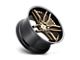 Niche Methos Matte Bronze with Black Bead Ring Wheel; 19x8.5 (97-06 Jeep Wrangler TJ)