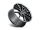 Niche Sector Gloss Anthracite Wheel; 20x10.5 (97-06 Jeep Wrangler TJ)