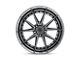 Niche Sector Gloss Anthracite Wheel; 20x10.5 (97-06 Jeep Wrangler TJ)