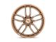 Niche Vosso Glossy Bronze Brushed Wheel; 18x8 (97-06 Jeep Wrangler TJ)