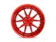 Niche Sector Candy Red Wheel; 20x10.5 (84-01 Jeep Cherokee XJ)