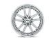 Niche DFS Gloss Silver Machined Wheel; 18x8 (84-01 Jeep Cherokee XJ)