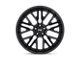 Niche Gamma Gloss Black Wheel; 18x8 (93-98 Jeep Grand Cherokee ZJ)