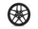 Niche Vice Gloss Black with Matte Black Wheel; 19x8.5 (87-95 Jeep Wrangler YJ)