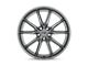 Niche Rainier Matte Anthracite Wheel; 19x9.5 (97-06 Jeep Wrangler TJ)