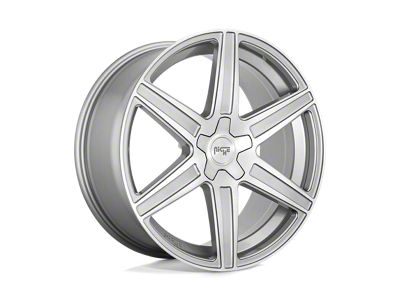Niche Carina Anthracite and Brushed Tinted Clear Wheel; 20x10.5 (84-01 Jeep Cherokee XJ)