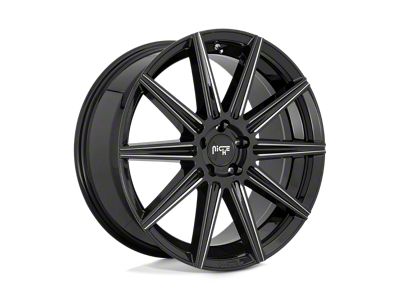 Niche Tifosi Gloss Black Milled Wheel; 20x10.5 (93-98 Jeep Grand Cherokee ZJ)
