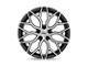 Niche Mazzanti Gloss Black Brushed Face Wheel; 19x8.5 (97-06 Jeep Wrangler TJ)
