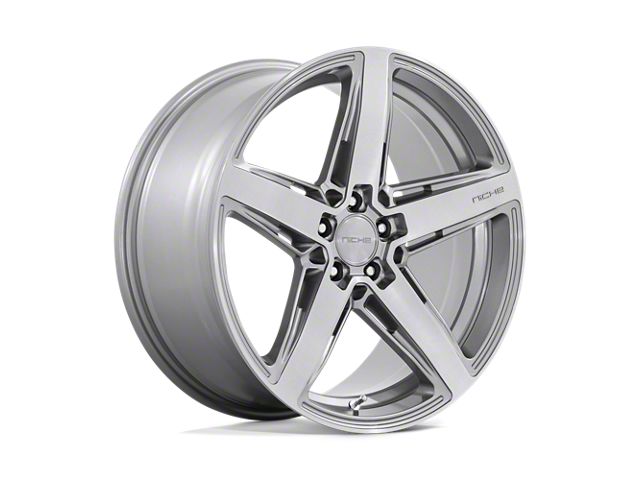 Niche Teramo Anthracite Brushed Face Tint Clear Wheel; 20x11 (93-98 Jeep Grand Cherokee ZJ)