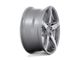 Niche Teramo Anthracite Brushed Face Tint Clear Wheel; 20x11 (93-98 Jeep Grand Cherokee ZJ)