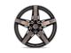 Niche Teramo Matte Black with Double Dark Tint Face Wheel; 20x10.5 (84-01 Jeep Cherokee XJ)