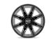 Moto Metal Spider Gloss Black Milled Wheel; 22x10 (20-24 Jeep Gladiator JT)