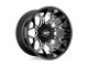 Moto Metal Sniper Gloss Black Milled Wheel; 20x10 (18-24 Jeep Wrangler JL)