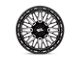 Moto Metal Stinger Gloss Black Machined Wheel; 22x10 (11-21 Jeep Grand Cherokee WK2)