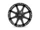 Moto Metal MO970 Semi Gloss Black Milled Wheel; 22x10 (07-18 Jeep Wrangler JK)