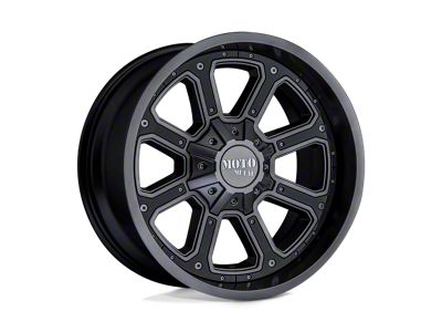 Moto Metal Shift Matte Gray with Gloss Black Inserts 6-Lug Wheel; 18x9; 18mm Offset (05-21 Frontier)