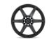 Motegi CS6 Satin Black Wheel; 15x6.5 (93-98 Jeep Grand Cherokee ZJ)