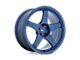 Motegi CS5 Satin Metallic Blue Wheel; 19x9.5 (87-95 Jeep Wrangler YJ)