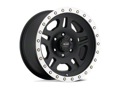 Pro Comp Wheels La PAZ Satin Black Machined Wheel; 16x8 (87-95 Jeep Wrangler YJ)