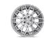 Rotiform BLQ Gloss Silver Machined Wheel; 19x8.5 (97-06 Jeep Wrangler TJ)