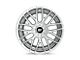 Rotiform RSE Gloss Silver Wheel; 18x8.5 (87-95 Jeep Wrangler YJ)