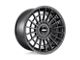 Rotiform LAS-R Matte Black Wheel; 18x8.5 (97-06 Jeep Wrangler TJ)