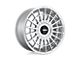 Rotiform LAS-R Gloss Silver Wheel; 18x8.5 (87-95 Jeep Wrangler YJ)
