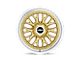 Rotiform LSR Matte Gold Machined Wheel; 18x8.5 (87-95 Jeep Wrangler YJ)