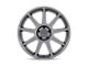 Status Mammoth Matte Anthracite Wheel; 22x9.5 (87-95 Jeep Wrangler YJ)