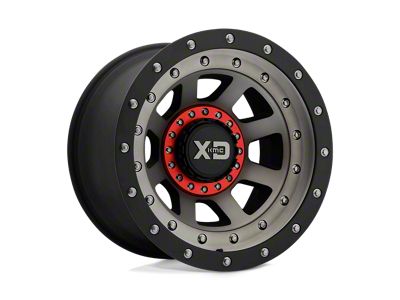 XD FMJ Satin Black Dark Tint Wheel; 20x10 (07-18 Jeep Wrangler JK)