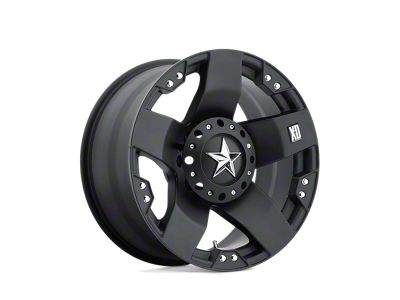 XD Rockstar Matte Black Wheel; 20x8.5 (07-18 Jeep Wrangler JK)