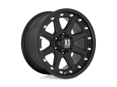 XD Addict Matte Black 6-Lug Wheel; 17x9; 18mm Offset (05-21 Frontier)