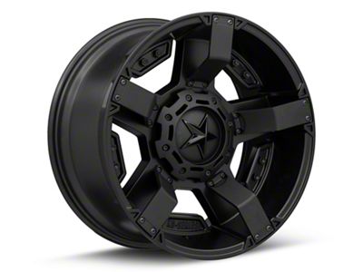 XD Rockstar II Matte Black Wheel; 17x8 (07-18 Jeep Wrangler JK)
